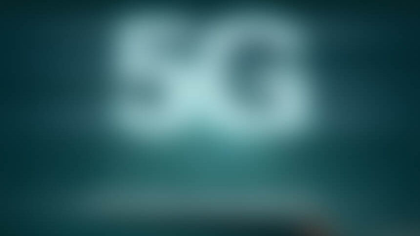 Tablet mit 5G Schriftzug